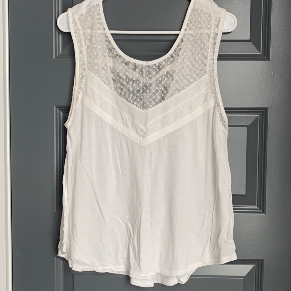 White Lace Tank